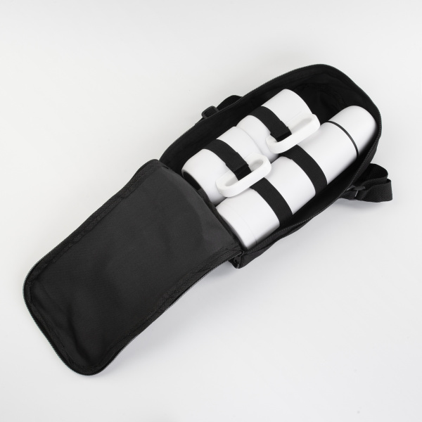 Набор "Гейзер" (термос, 2 кружки), покрытие пудра