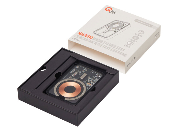 Беспроводной магнитный внешний аккумулятор с QC\PD MagnifIQ, 10000 мАч, 15 Вт