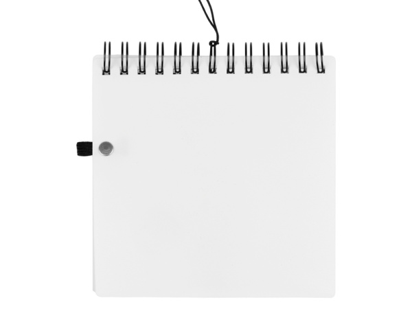 Блокнот А6 Журналист с ручкой, белый