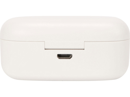 Беспроводные наушники TWS в кейсе Volts. Evolt, белый, пластик