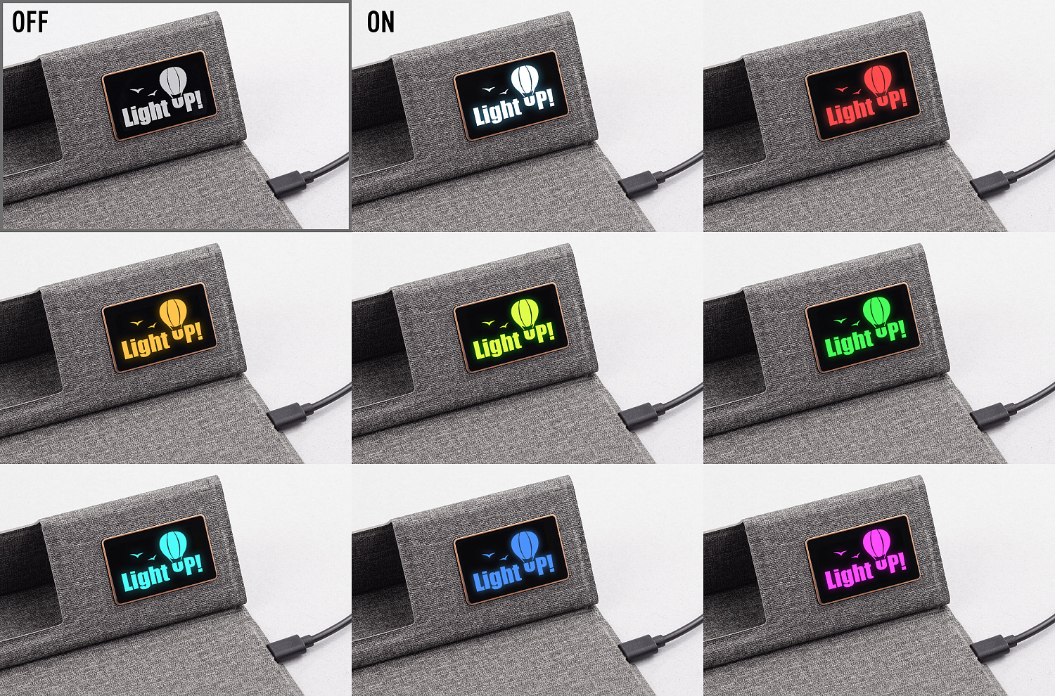 Настольная складная подставка "Cool Mat" с беспроводным (15W) ЗУ, сенсорной подсветкой логотипа, функцией MagSafe и ковриком для мыши Настольная складная подставка "Cool Mat" с беспроводным (15W) ЗУ, сенсорной подсветкой логотипа, функцией MagSafe и ковриком для мыши