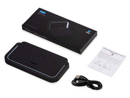 Беспроводная зарядка с лампой Robo, 10 W Беспроводная зарядка с лампой Robo, 10 W