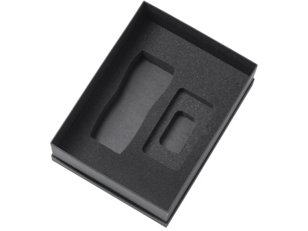 Подарочный набор c вакуумной термокружкой и повербанком С1, красный