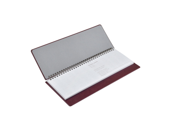 Планинг ГР. датированный Sidney Nebraska 2026, бордовый