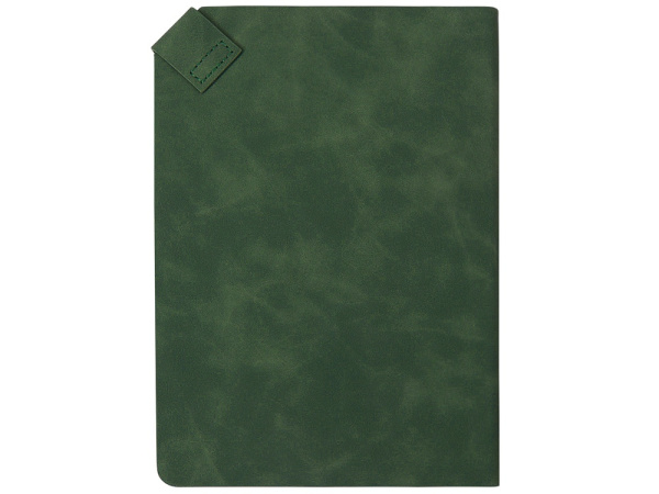 Блокнот А5 в гибкой обложке Chaplin, зеленый