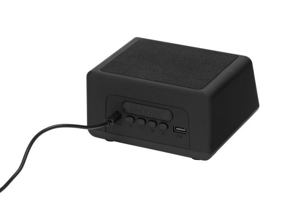 Беспроводная колонка с часами и функцией беспроводной зарядки Sentry Беспроводная колонка с часами и функцией беспроводной зарядки Sentry