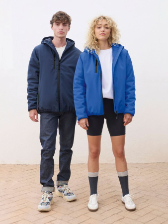 Куртка софтшелл с капюшоном женская Falcon Women, ярко-синяя (royal), размер S