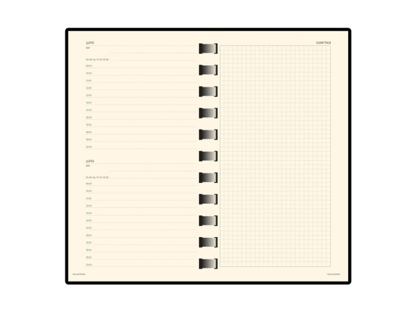 Ежедневник недатированный А5- Sienna, бордовый