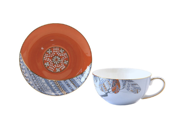 Набор чашка и блюдце TEA SET TRO