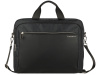 Портфель мужской BUGATTI Sera, антрацитовый, полиэстер, 40х11х34 см