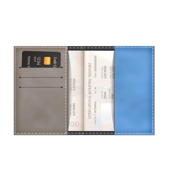 Обложка для паспорта Буру (Buru). Под заказ