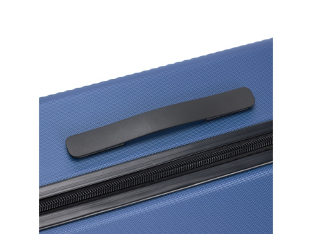 Чемодан TORBER КАСПИЙ, тёмно-синий, ABS-пластик, 43 х 26 х 68 см, 64 л