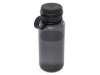 Спортивная бутылка Ryder из переработанного ПЭТ-пластика объемом 900 мл с многофункциональной крышкой, сертифицированная RCS - сплошной черный