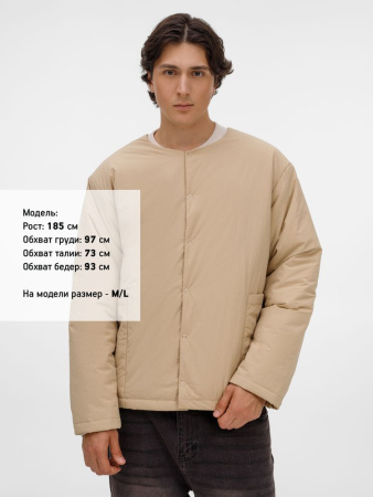 Куртка унисекс Veter, бежевая, размер XS/S