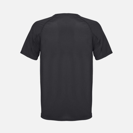 Футболка спортивная унисекс Vortex, черная, размер XXL