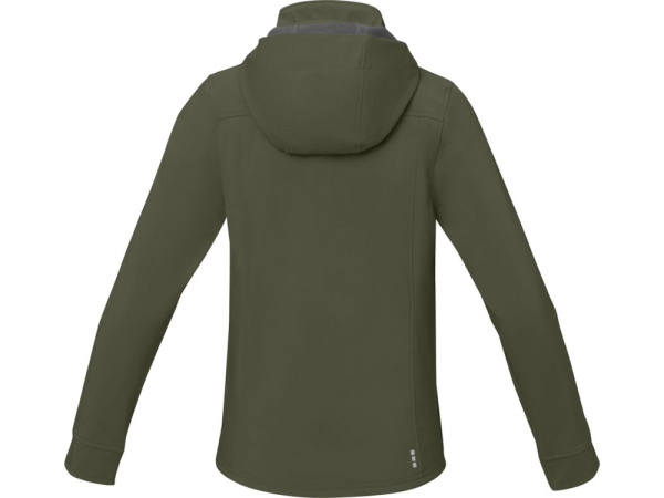 Куртка софтшел Ланглей женская, зеленый лесной