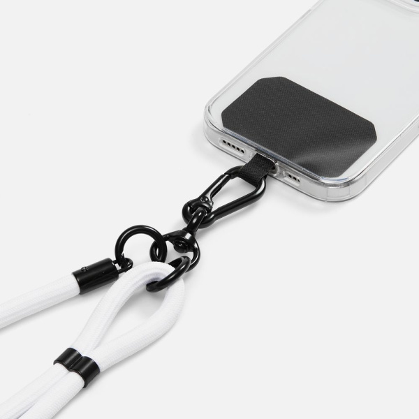 Шнурок для телефона OmniHold, белый