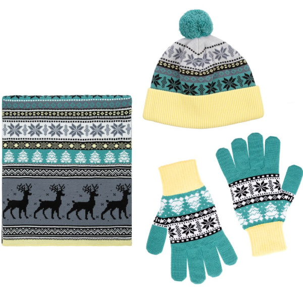 Перчатки Mirakler, зеленые с желтым, размер S/M