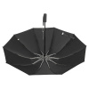 Зонт складной автоматический обратного сложения Forest Lotus Reverse, чёрный