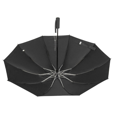 Зонт складной автоматический обратного сложения Forest Lotus Reverse, чёрный