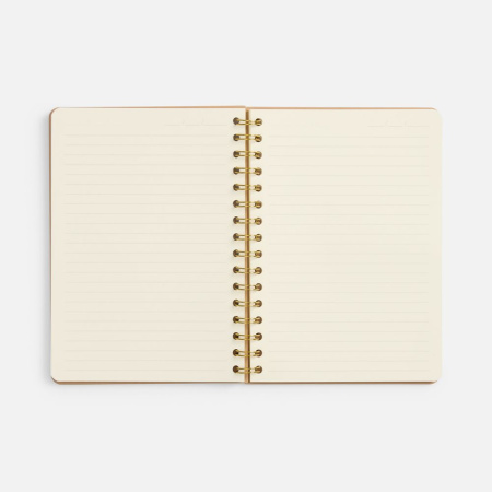 Ежедневник Spiral, недатированный, бежевый