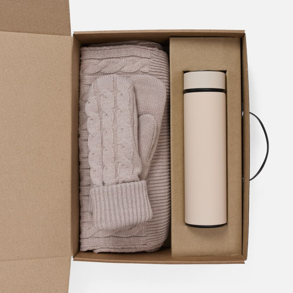 Набор Wintrish, бежевый меланж, размер S/M