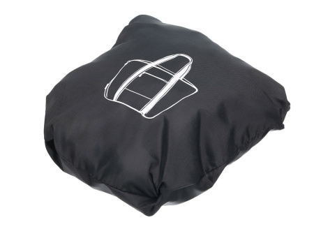 Сумка складная TORBER, черный, полиэстер, 48x33x12 см