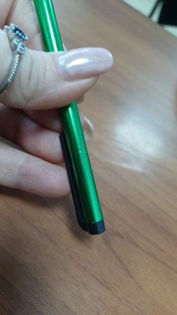 Стилус металлический Touch Smart Phone Tablet PC Universal, зеленый (Р)