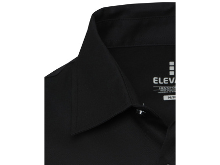 Citrine мужская рубашка из твила - сплошной черный