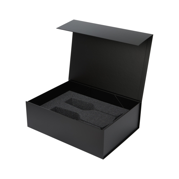 Ложемент под 2 бокала для шампанского (рифленое стекло) в среднюю коробку-трансформер (арт. 695721)