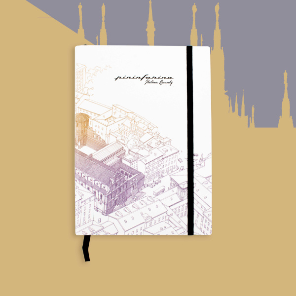 Блокнот линованный Pininfarina ITALIAN BEAUTY MILANO из каменной бумаги, А5