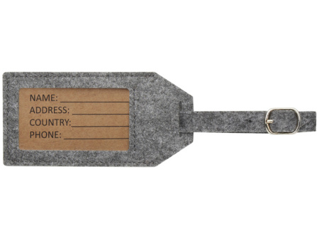 Багажная бирка Tie - Серый