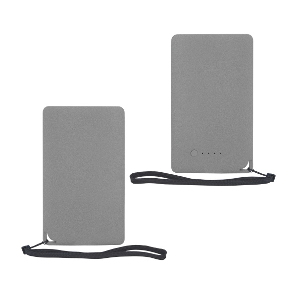 Зарядное устройство "Камень" с покрытием soft grip, 4000 mAh в подарочной коробке, черный #