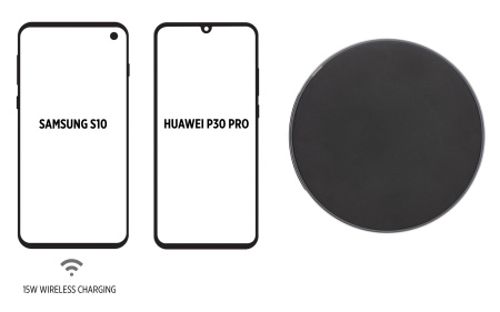 Беспроводная док-станция для быстрой зарядки, 15W Беспроводная док-станция для быстрой зарядки, 15W