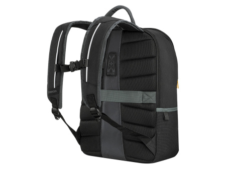 Рюкзак WENGER Move 16, чёрный, переработанный ПЭТ, 33 x 19 x 44 см, 22 л