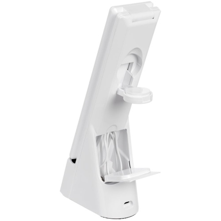 Лампа с беспроводной зарядкой смартфона и часов Powerack, белая Лампа с беспроводной зарядкой смартфона и часов Powerack, белая