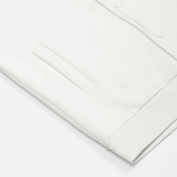 Бомбер унисекс AtmosWear, молочно-белый, размер S