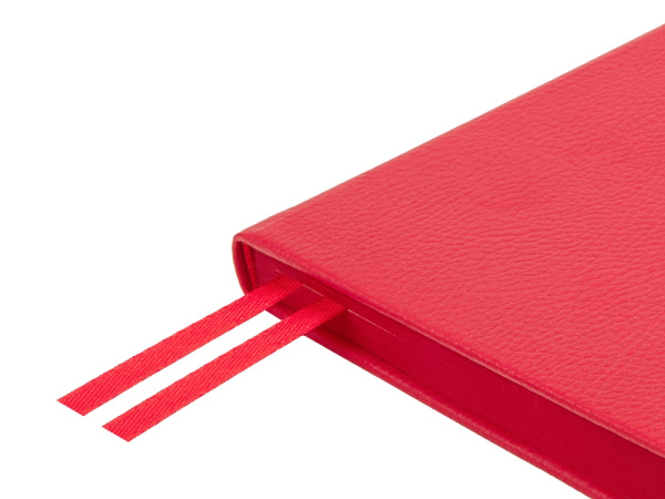 Ежедневник А5 датированный Megapolis Nappa на 2026, красный