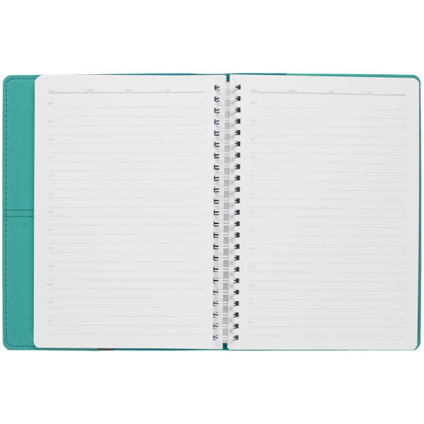 Ежедневник Spring Touch, недатированный, бирюзовый