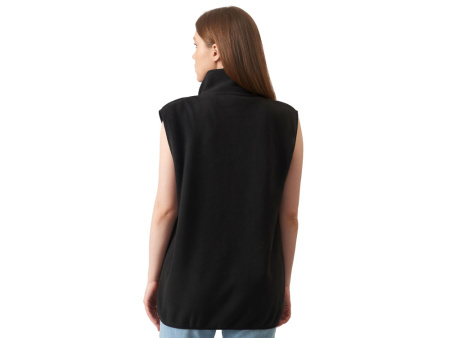 Жилет флисовый Trondheim унисекс, черный