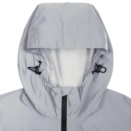 Парка Manifest из светоотражающей ткани, серая, размер XL/XXL