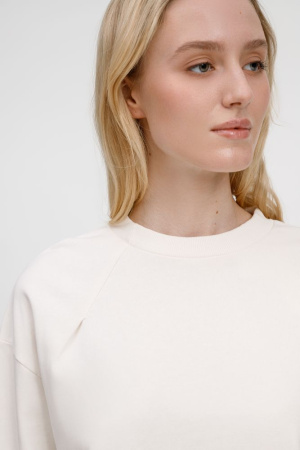 Свитшот унисекс Sinkopa, молочно-белый, размер XS/S