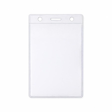 Карман для бейджа Track, вертикальный, 8х12,4см (прозрачный)