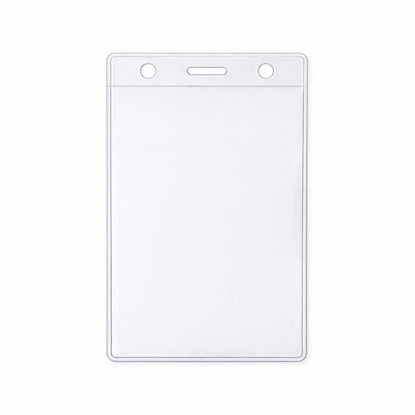 Карман для бейджа Track, вертикальный, 8х12,4см (прозрачный)