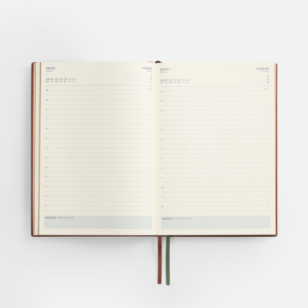 Ежедневник Avila, недатированный, зеленый