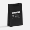 Пакет бумажный Waski S, черный
