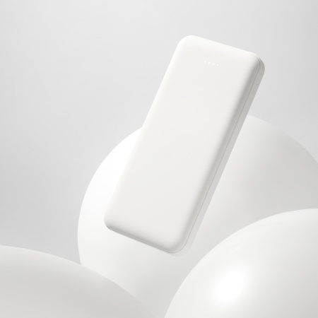 Внешний аккумулятор Elari Plus 10000 mAh, белый