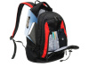 Рюкзак TORBER РАКЕТА с отделением для ноутбука 15, черный/красный, полиэстер, 33х19х45 см, 28 л