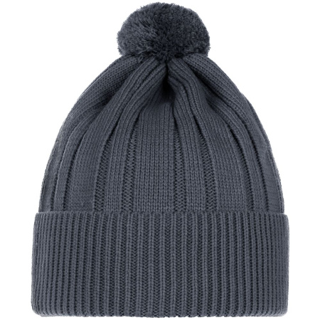 Шапка Knit Beat, серая (графит)
