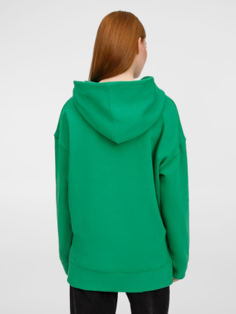 Худи оверсайз унисекс Tolla, зеленое, размер XS/S